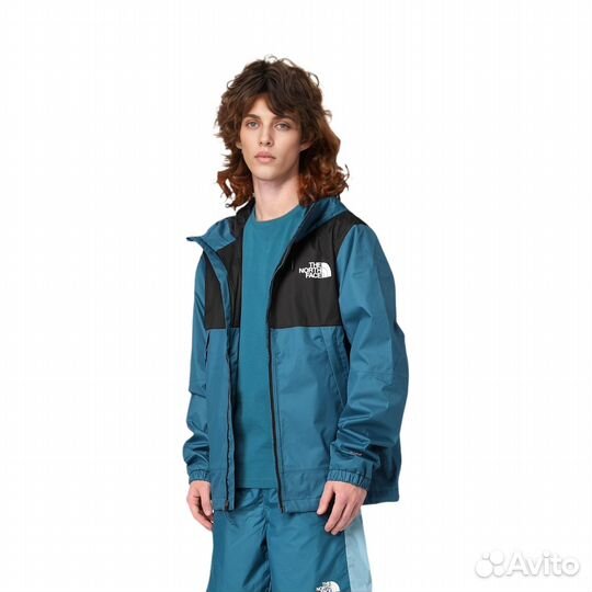 THE north face Windbreaker Jackets Men Green (L)(83)