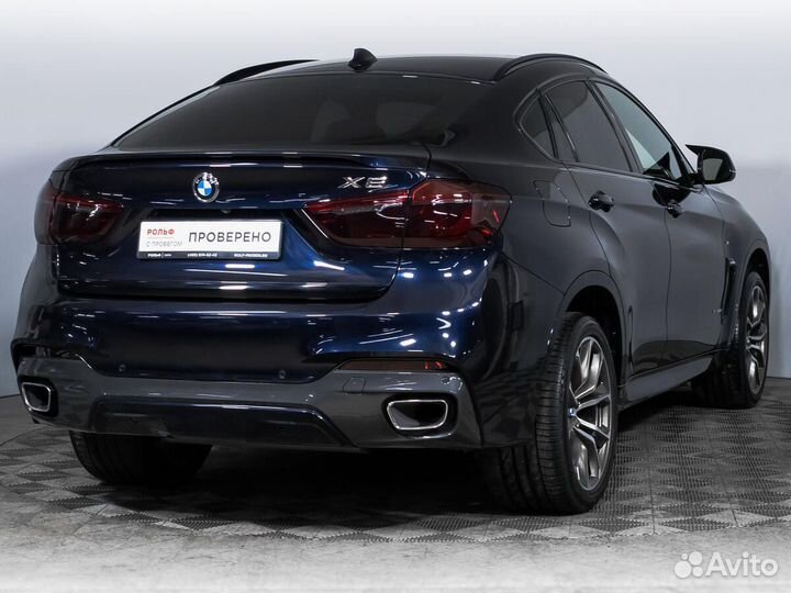 BMW X6 3.0 AT, 2017, 69 132 км