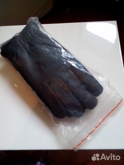 Перчатки кожаные мужские XL новые