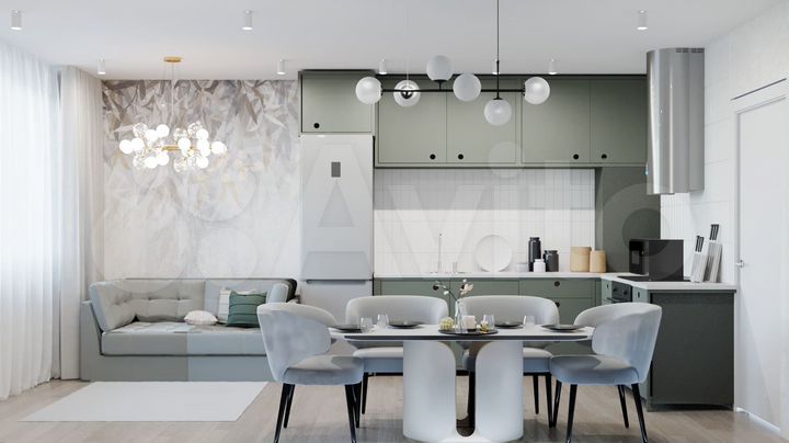 2-к. квартира, 67,7 м², 9/16 эт.