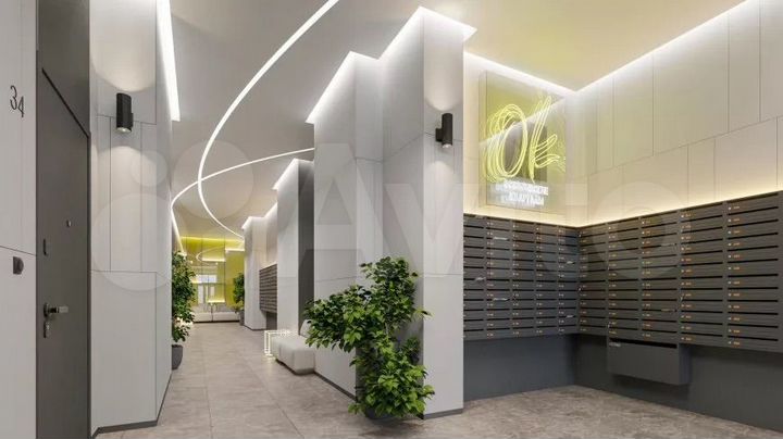 2-к. квартира, 51,4 м², 5/19 эт.