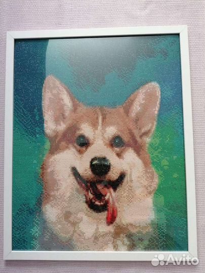 Алмазная вышивка. Готовая работа