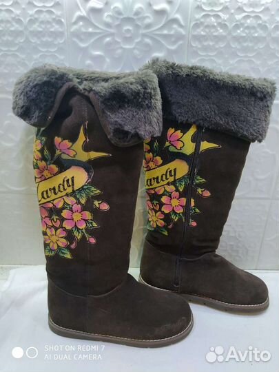 Зимние сапоги 38-39 р, Ed Hardy original