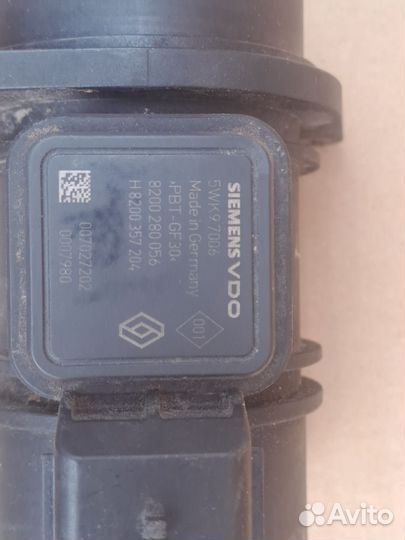 Расходомер воздуха 5wk97006 Renault kangoo