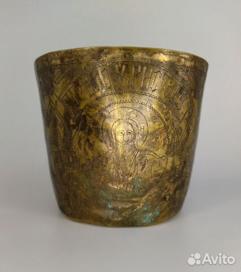 Старинная чаша от потира 19 век