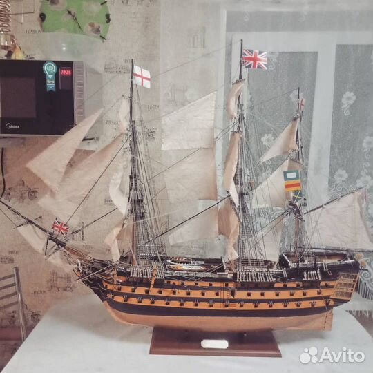 Модель корабля Адмирала Нельсона «Виктори»