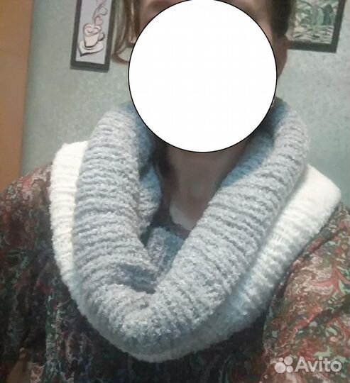 Снуд мягкий, весна-осень, шарф-труба