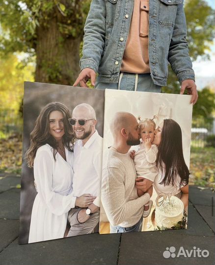 Портрет по фото на холсте под заказ