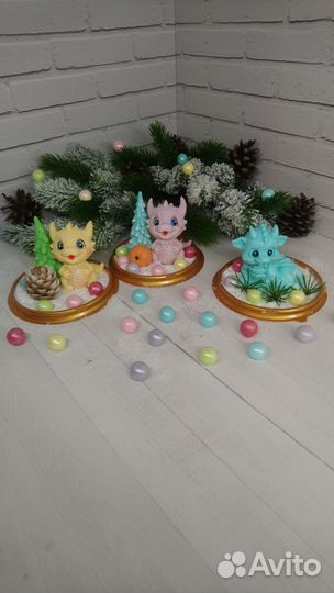 Дракончик из мыла в куполе