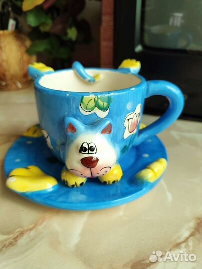 Чашка с блюдцем