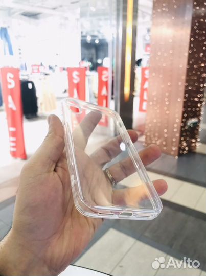 Чехол для iPhone XR силиконовый прозрачный