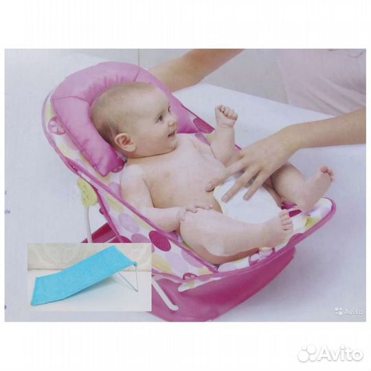 Стульчик Кресло для купания горка Summer Infant