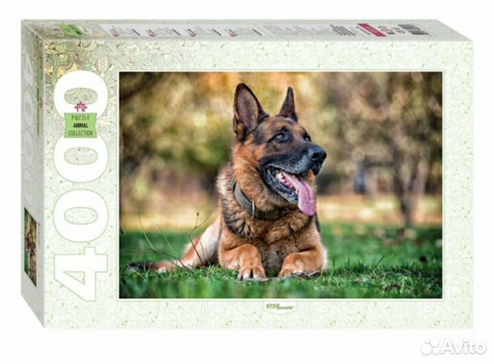 Пазл Немецкая овчарка на 4000 деталей