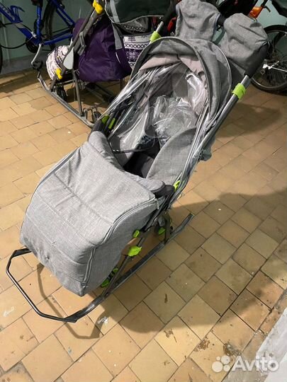 Коляска санки