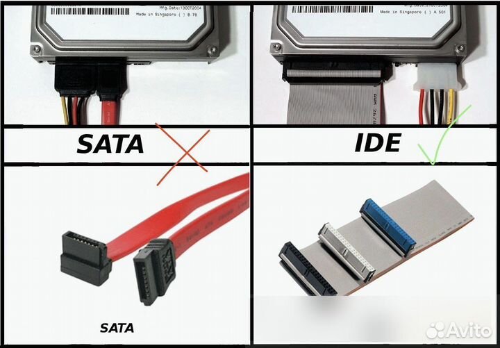 Кейсы для IDE HDD 3.5, 2.5, 1.8; SATA 2.5 usb 2.0