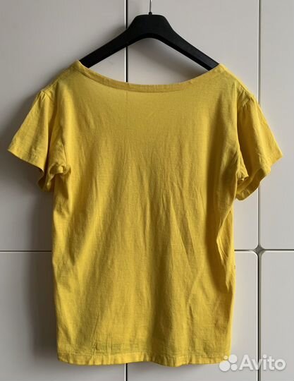 Футболка женская М жёлтая Maison Margiela