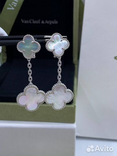 Серьги van cleef