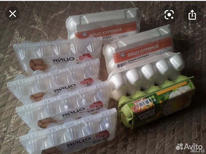 Ячейки для куриных яиц картонные и полистирол