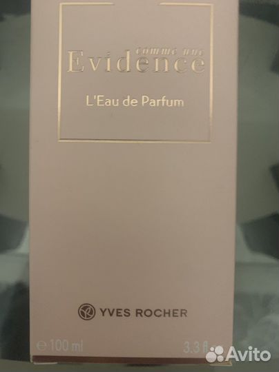 Парфюмерная вода ив роше “Evidence” (как явность