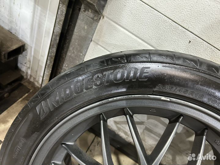 Комплект летних разношироких колес 18 диаметр