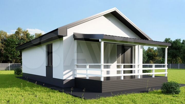 Коттедж 70 м² на участке 6,6 сот.