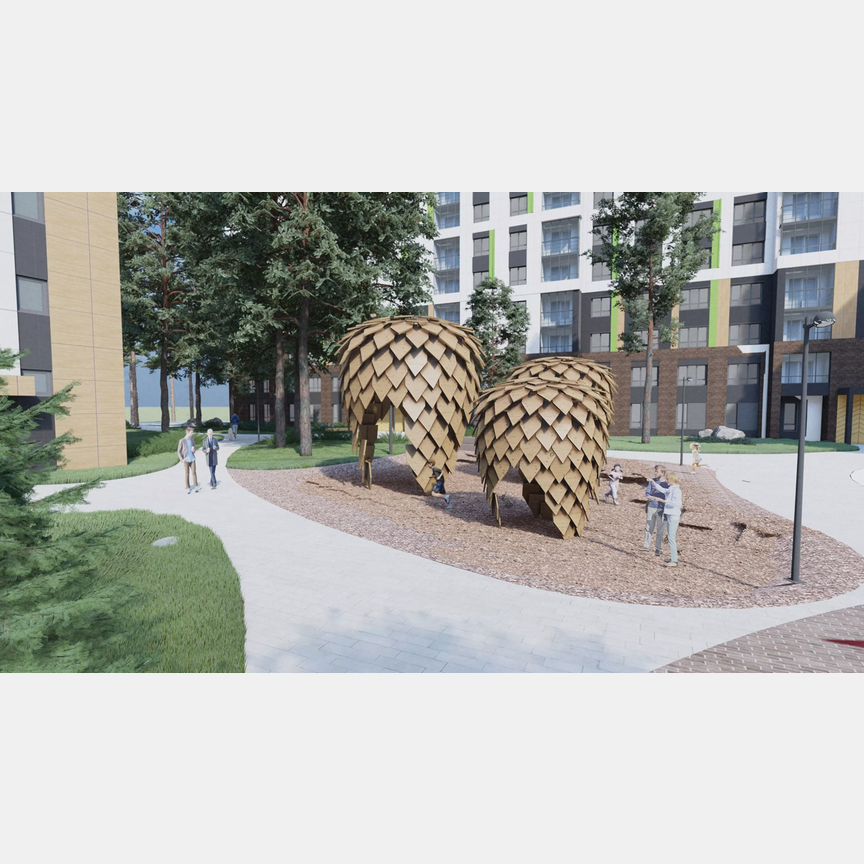 2-к. квартира, 69,8 м², 14/17 эт.