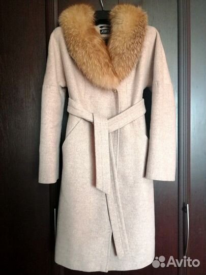 Пальто мех Лиса