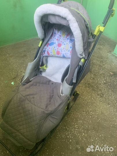 Коляска санки