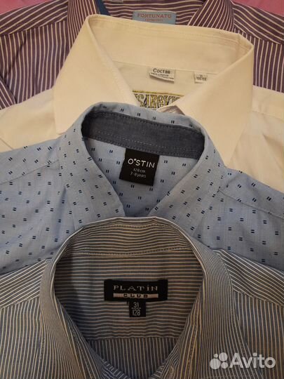 Детские рубашки на мальчика р.128-134