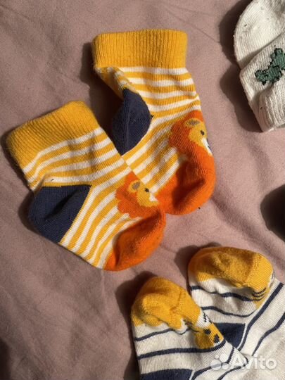 Носки для новорожденных 0-6 мес