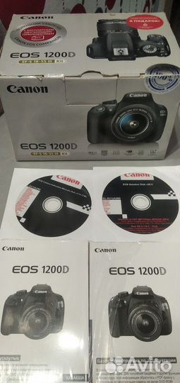 Зеркальный фотоаппарат canon 1200D