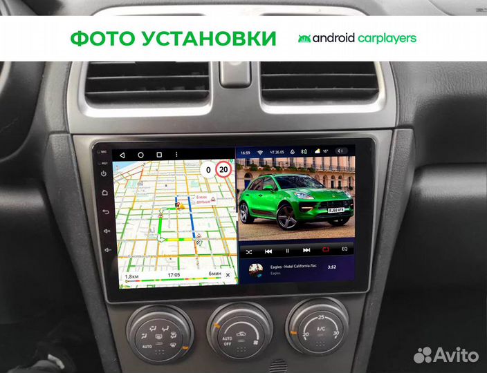 Магнитола 3.32 qled Subaru Impreza GD GG 2002-2007