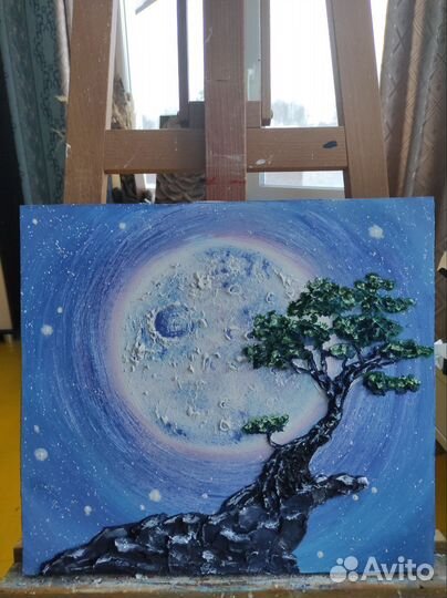 Картина объемная на гипсокартоне