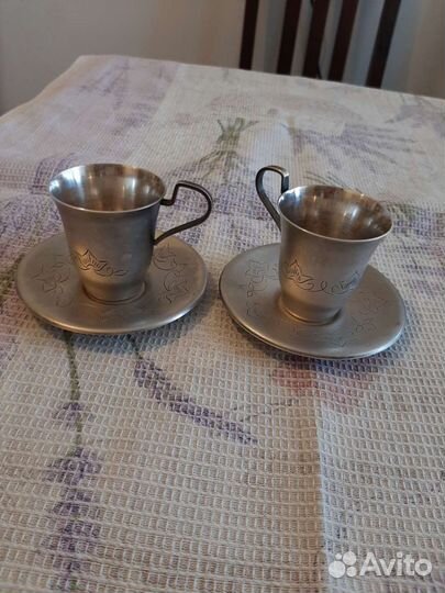 Мельхиоровая посуда СССР