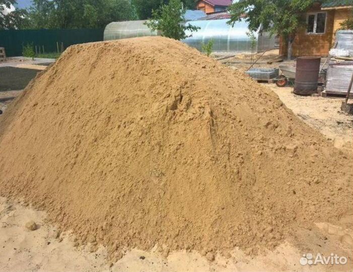 Щебень, песок