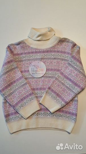 Теплая кофта для девочки: кашемир, ангора новые