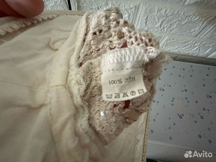 Шляпка новая из льна