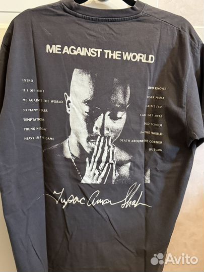Футболка pull and bear x 2pac
