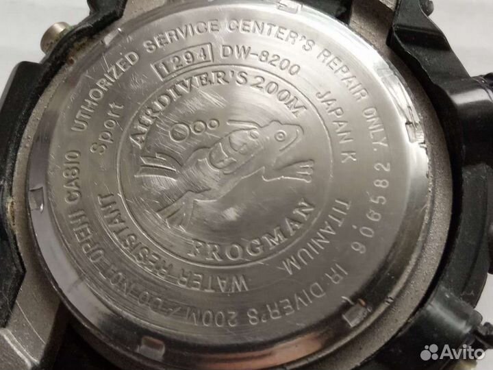Часы cаsio G-shock frogman Titanium