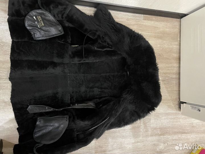 Дубленка натуральная женская 46 размера