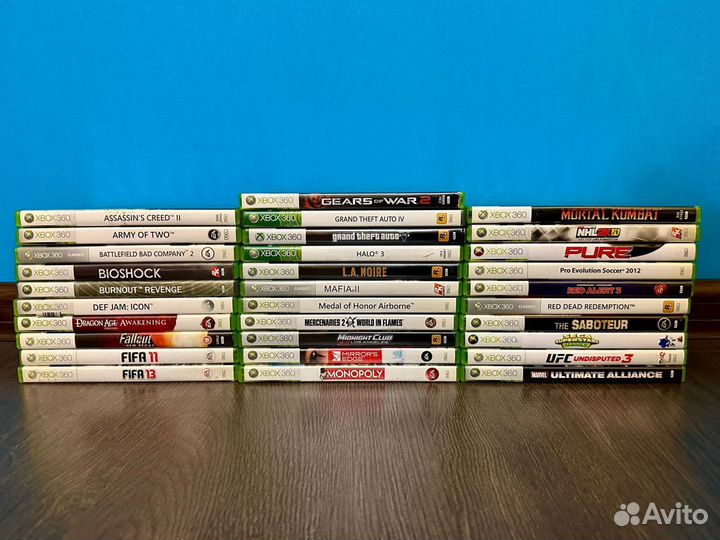 Диски на Xbox 360 лицензионные