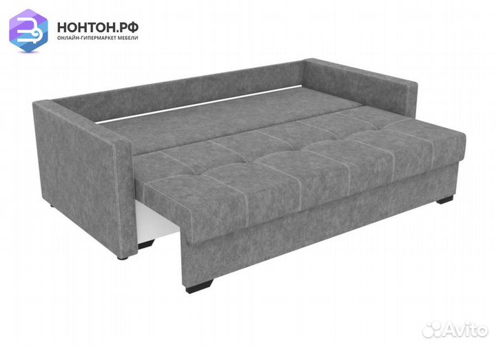 Диван тик-так Гранд темно-серый