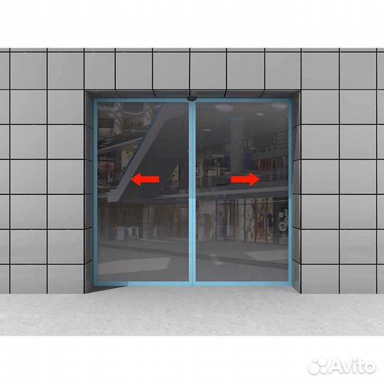 Автоматическая дверь раздвижная (как в магазинах)