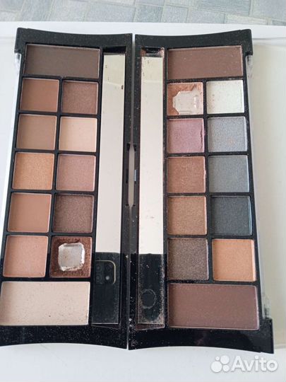 Палитра теней и пудры