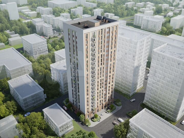 2-к. квартира, 61,5 м², 8/20 эт.
