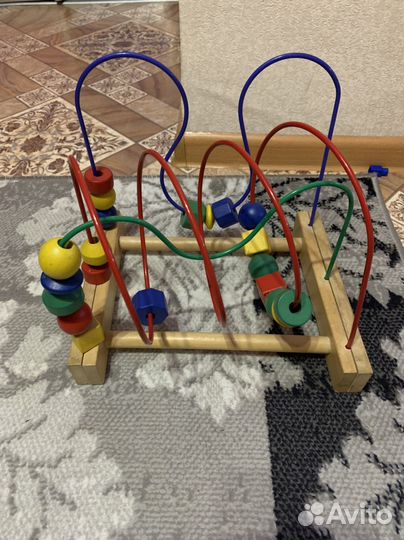 Бизиборд деревянный лабиринт