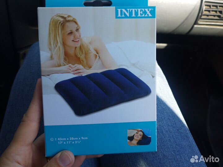 Подушка в машину Intex