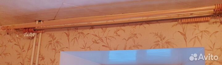 Карниз трёхрядный настенный 4 м