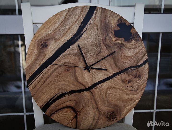 Часы из дерева, часы из смолы, настенные часы