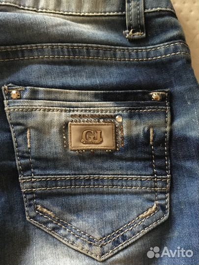 Шорты джинсовые, 8-10 лет)